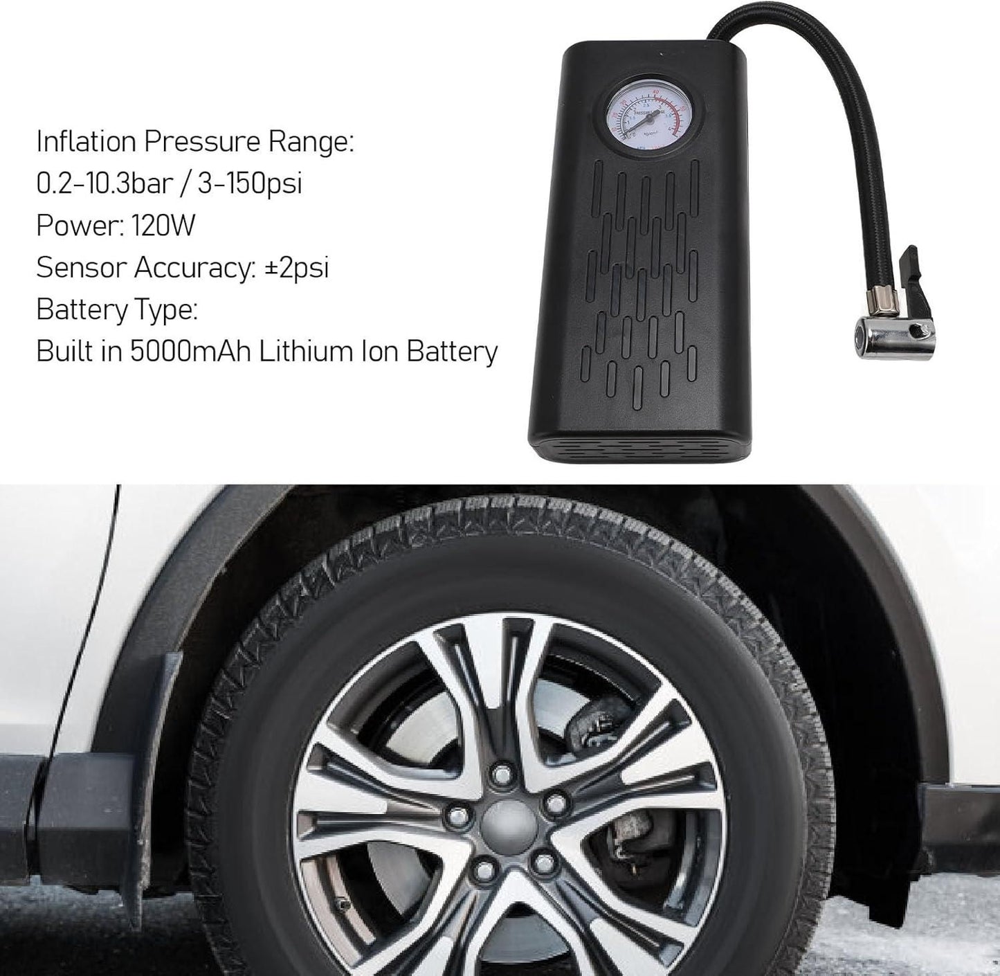 Mini Air Compressor Tire Inflator